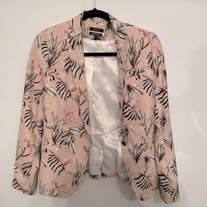 RW&Co printed pink blazer